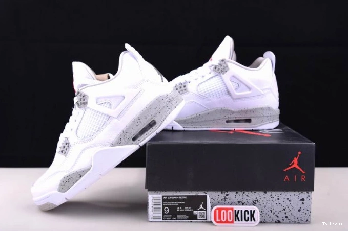 Cheap TBK Retro (2021) 4 Oreo CT8527-100 White Jordan 0719